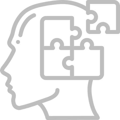 Erwachsenenbildung (Kopf Puzzle von Smashicons)